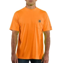 CARHARTT Men's Force T-Shirt, Extended Sizes