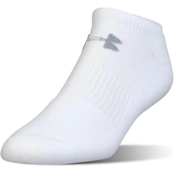 UNDER ARMOUR Boys' Charged Cotton No Show Socks, 6 Pack 2 UNDER ARMOUR Boys' Charged Cotton No Show Socks, 6 Pack - Image 2