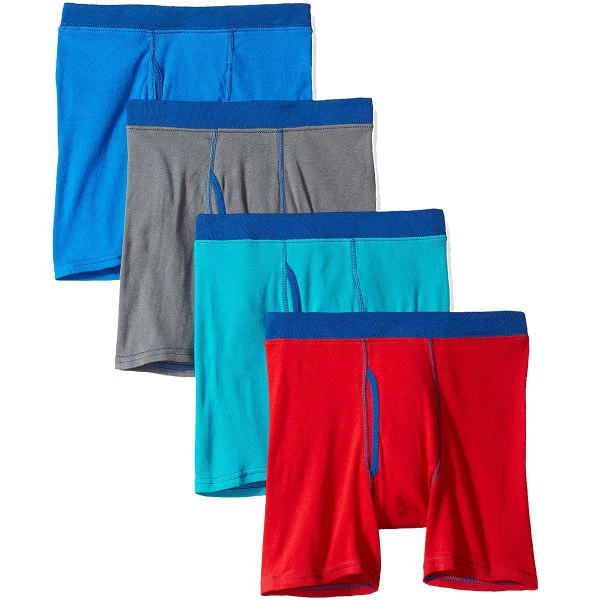 HANES Boys' Ultimate ComfortSoft Cotton Boxer Briefs, 4-Pack 1 HANES Boys' Ultimate ComfortSoft Cotton Boxer Briefs, 4-Pack
