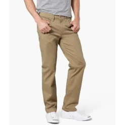 DOCKERS Men's Straight Cut 2.0 All Seasons Khaki Tech Pants -Chic Clothing Store 2060702 205 alt2