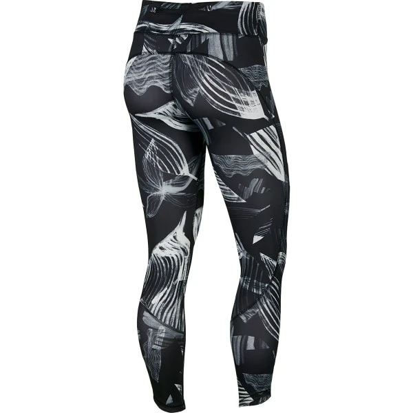 NIKE Women's Fast Floral Print Tights 2 NIKE Women's Fast Floral Print Tights - Image 2
