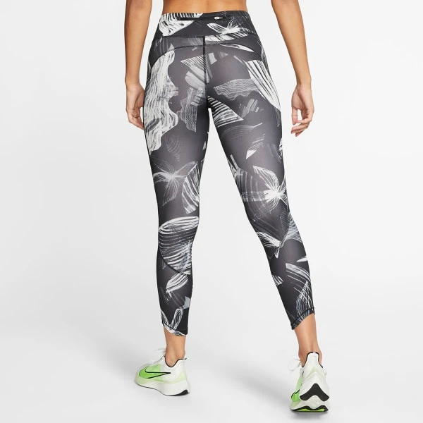 NIKE Women's Fast Floral Print Tights 4 NIKE Women's Fast Floral Print Tights - Image 4