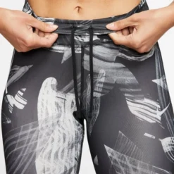 NIKE Women's Fast Floral Print Tights 13 NIKE Women's Fast Floral Print Tights -Chic Clothing Store 2065006 001 alt4