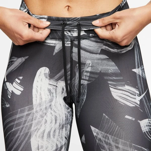 NIKE Women's Fast Floral Print Tights 5 NIKE Women's Fast Floral Print Tights - Image 5