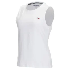 TOMMY HILFIGER Women's Mesh Blocked Racer Back Tank