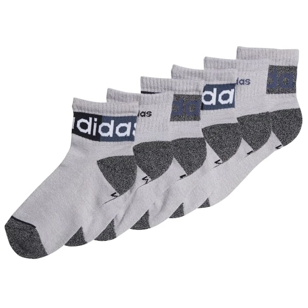ADIDAS Kids' Blocked Linear 2.0 Quarter Socks, 6 Pack 3 ADIDAS Kids' Blocked Linear 2.0 Quarter Socks, 6 Pack - Image 3