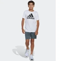 ADIDAS Boys' Classic 3-Stripe Shorts 8 ADIDAS Boys' Classic 3-Stripe Shorts -Chic Clothing Store 2074388 004 alt2