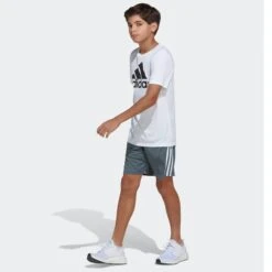 ADIDAS Boys' Classic 3-Stripe Shorts 11 ADIDAS Boys' Classic 3-Stripe Shorts -Chic Clothing Store 2074388 004 alt5