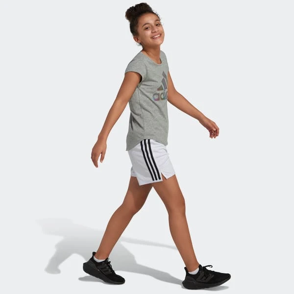 ADIDAS Girls' 5 In. Mesh Shorts 6 ADIDAS Girls' 5 In. Mesh Shorts - Image 6