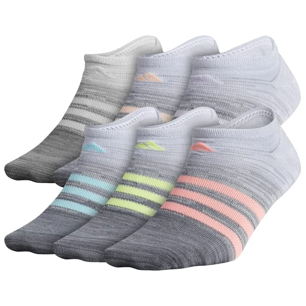ADIDAS Girls' Superlite No-Show Socks, 6 Pairs 2 ADIDAS Girls' Superlite No-Show Socks, 6 Pairs - Image 2