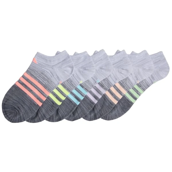 ADIDAS Girls' Superlite No-Show Socks, 6 Pairs 1 ADIDAS Girls' Superlite No-Show Socks, 6 Pairs
