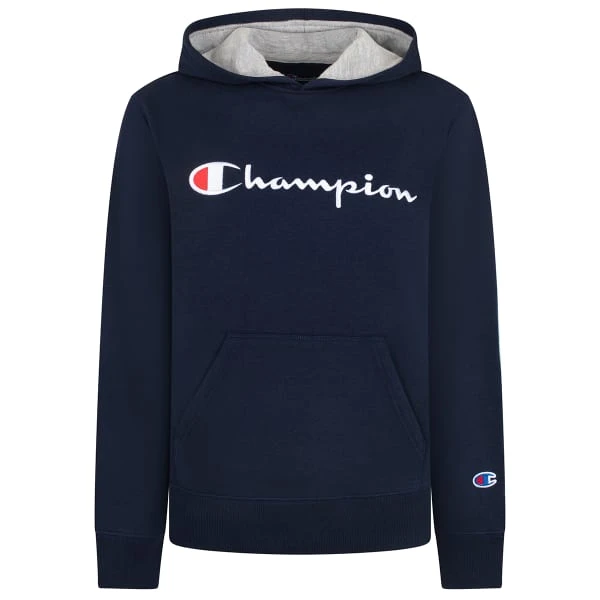 CHAMPION Boys' Script Fleece Hoodie 1 CHAMPION Boys' Script Fleece Hoodie