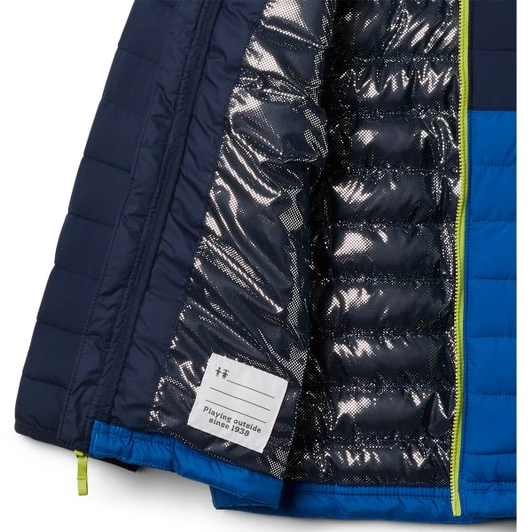 COLUMBIA Boys’ Powder Lite Hooded Jacket 3 COLUMBIA Boys’ Powder Lite Hooded Jacket - Image 3