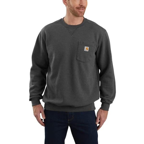 CARHARTT Men's Loose Fit Midweight Crewneck Pocket Sweatshirt 1 CARHARTT Men's Loose Fit Midweight Crewneck Pocket Sweatshirt
