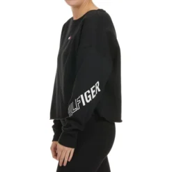 TOMMY HILFIGER SPORT Women's Cropped Boyfriend Crew -Chic Clothing Store 2075765 001 alt2