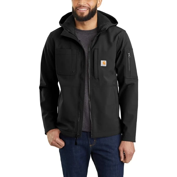 CARHARTT Rain Defender Relaxed Fit Midweight Softshell Hooded Jacket 2 CARHARTT Rain Defender Relaxed Fit Midweight Softshell Hooded Jacket - Image 2