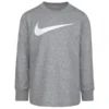 NIKE Boys' Swoosh Long Sleeve Tee