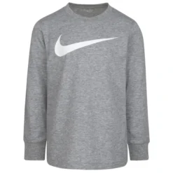 NIKE Boys' Swoosh Long Sleeve Tee