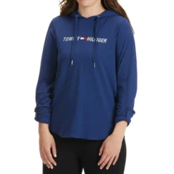 TOMMY HILFIGER SPORT Women's Roll-Up Sleeve Hoodie
