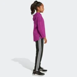 ADIDAS Girls' Long Sleeve Hooded Tee -Chic Clothing Store 2076887 501 alt5