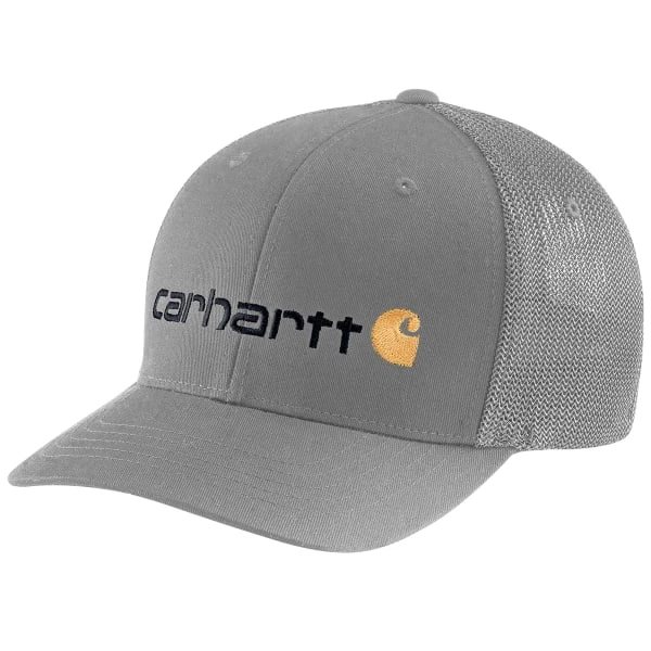 CARHARTT Men's Rugged Flex Fitted Canvas Mesh-Back Cap 1 CARHARTT Men's Rugged Flex Fitted Canvas Mesh-Back Cap