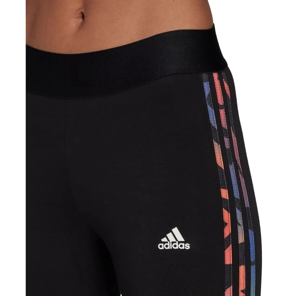 ADIDAS Women's Essentials 3-Stripes Leggings 5 ADIDAS Women's Essentials 3-Stripes Leggings - Image 5