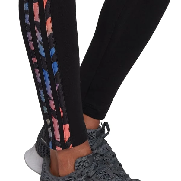 ADIDAS Women's Essentials 3-Stripes Leggings 6 ADIDAS Women's Essentials 3-Stripes Leggings - Image 6