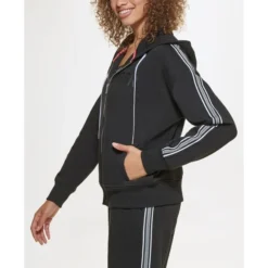 TOMMY HILFIGER Women's Ghost Graphic Full-Zip Hoodie 7 TOMMY HILFIGER Women's Ghost Graphic Full-Zip Hoodie -Chic Clothing Store 2078015 001 alt2