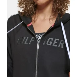 TOMMY HILFIGER Women's Ghost Graphic Full-Zip Hoodie 8 TOMMY HILFIGER Women's Ghost Graphic Full-Zip Hoodie -Chic Clothing Store 2078015 001 alt3