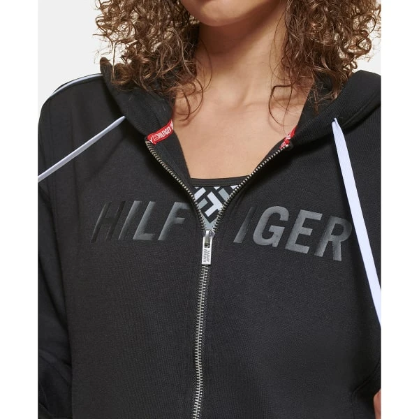 TOMMY HILFIGER Women's Ghost Graphic Full-Zip Hoodie 4 TOMMY HILFIGER Women's Ghost Graphic Full-Zip Hoodie - Image 4