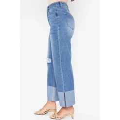 Y.M.I. Juniors' Dixie Wide Leg Jeans 7 Y.M.I. Juniors' Dixie Wide Leg Jeans -Chic Clothing Store 2078092 405 alt2