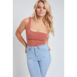 YMI Juniors' Vintage Dream High-Rise Ankle Jean W/ Unfinished Hem -Chic Clothing Store 2078154 406 alt3