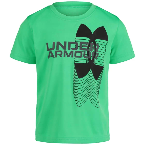 UNDER ARMOUR Boys' Pre-School UA Split Logo Hybrid Short Sleeve Tee 1 UNDER ARMOUR Boys' Pre-School UA Split Logo Hybrid Short Sleeve Tee