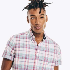 NAUTICA Men's Poplin Short-Sleeve Shirt -Chic Clothing Store 2079480 406 alt2