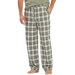 LIFE IS GOOD Putty Plaid Classic Sleep Pants