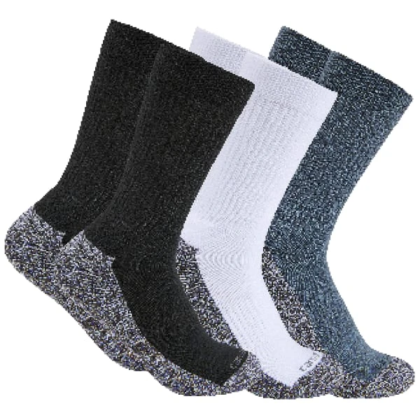 CARHARTT Men's Midweight Crew Socks, 6 Pack 1 CARHARTT Men's Midweight Crew Socks, 6 Pack