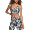 TOMMY HILFIGER SPORT Women's Camo Racerback Sports Bra