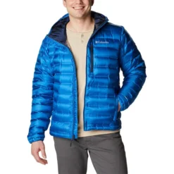 COLUMBIA Men's Pebble Peak Down Hooded Jacket -Chic Clothing Store 2081969 403 alt3