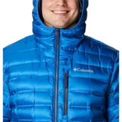 COLUMBIA Men's Pebble Peak Down Hooded Jacket -Chic Clothing Store 2081969 403 alt5