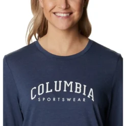 COLUMBIA Women's Trek Relaxed Long-Sleeve Tee -Chic Clothing Store 2082056 402 alt4