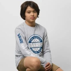 VANS Kids' Seasonal Circle Long-Sleeve Tee -Chic Clothing Store 2082501 004 alt2