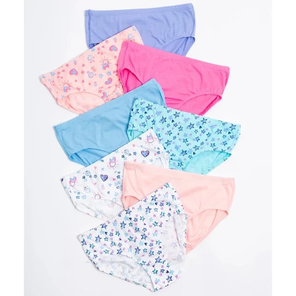 HANES Ultimate Girls' Pure Comfort Organic Cotton Brief, Assorted 8-Pack 2 HANES Ultimate Girls' Pure Comfort Organic Cotton Brief, Assorted 8-Pack - Image 2