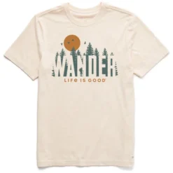 LIFE IS GOOD Men's Wander Forest Short-Sleeve Crusher Tee