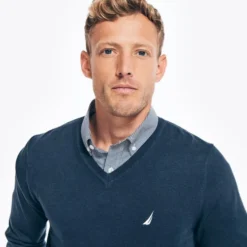 NAUTICA Men's Navtech V-Neck Sweater 6 NAUTICA Men's Navtech V-Neck Sweater -Chic Clothing Store 2082690 402 alt2