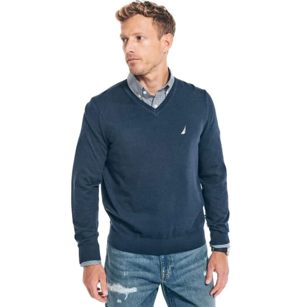 NAUTICA Men's Navtech V-Neck Sweater 1 NAUTICA Men's Navtech V-Neck Sweater