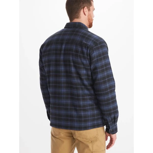 MARMOT Men's Ridgefield Heavyweight Sherpa-Lined Flannel Jacket 2 MARMOT Men's Ridgefield Heavyweight Sherpa-Lined Flannel Jacket - Image 2