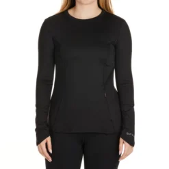 SPYDER Women's Long-Sleeve Crewneck Tee W/ Side Pocket