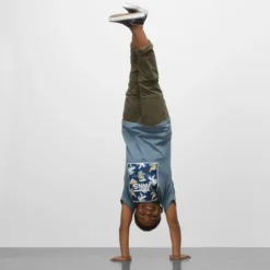 VANS Boys' Print Box Short-Sleeve Graphic Tee -Chic Clothing Store 2083886 408 alt2