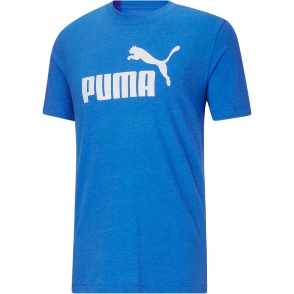 PUMA Men's Essentials Short-Sleeve Heather Tee 1 PUMA Men's Essentials Short-Sleeve Heather Tee