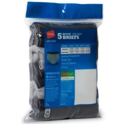 HANES Boys' Ultimate Briefs W/ ComfortSoft Waistband, 5-Pack -Chic Clothing Store 2084124 901 alt2